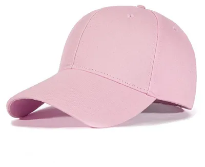 Produktbild von Baseball Cap Damen Herren Uni Verstellbar Baumwolle Hellrosa
