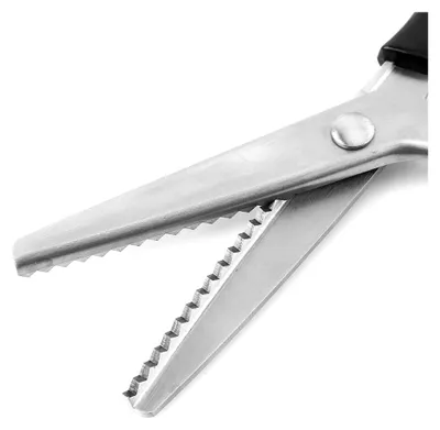Produktbild von Zackenschere für Stoff, dekorativ, mit verschiedenen Kanten, Schneidwerkzeug für Handwerk und Nähen (5 mm)