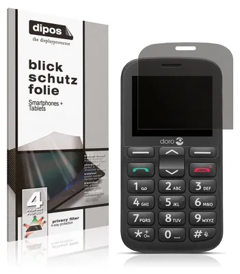 Produktbild von Blickschutzfolie für Doro 1380 matt Schutzfolie Folie Display Schutz dipos
