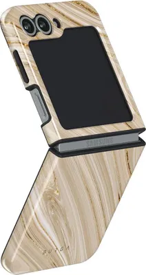 Produktbild von Handyhülle für Galaxy Z Flip7 FE / Z Flip6, Burga Full Glam Tough, Beige gemustert