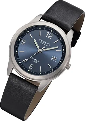 Produktbild von Regent Herrenarmbanduhr Titan F682