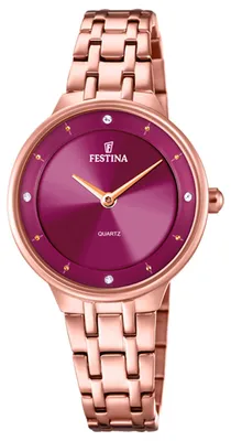 Zdjęcie produktu dla Zegarek damski Festina F20602-2 CYRKONIE różowe złoto