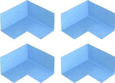 Produktbild von Isolbau Innenecke P3 Blau - 4 Stück - Wasserdichtes Eck-Dichtband für Sanitär, Dusche, Bad, Fliesen, Balkon Eckabdichtung Dichtecke Abdichtung für Innen- & Außenbereich