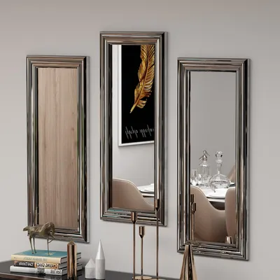 Immagine prodotto di Guarcino - Specchio, 30x70h cm Argento, Modulabile