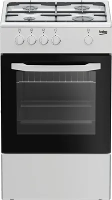 Produktbild von Beko CSG42001FW Freistehender Herd Gas Gaskochfeld Schwarz, Weiß