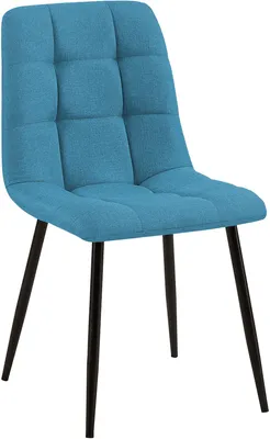 Produktbild von CLP Esszimmerstuhl Tilde gepolstert mit Rückenlehne bis 150 kg belastbar hellblau Material Stoff, KI-generiertes Bild