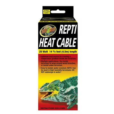 Image de Câble chauffant Zoomed Repti 25 W - Câble chauffant 4,5 m