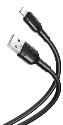 Obrázok produktu pre Kábel USB na Lightning XO NB212, 2,1 A, 1 m (čierny)