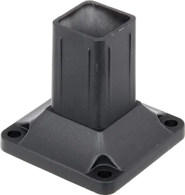 Produktbild von GAH-Alberts Pfostenträger für Zaunpfosten aus Aluminium, Schwarz, Aluminium, Kunststoffbeschichtung, 1 Stück(e), 100 mm