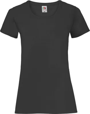 Immagine prodotto di Maglietta Fruit Of The Loom Lady-Fit Donna (5 pezzi/confezione) BC4810 (S) (Nero)