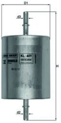 Immagine prodotto di Filtro carburante Mahle per Ford Mondeo Transit