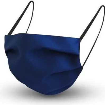 Produktbild von Design Maske aus Baumwolle mit em Innenvlies - DUNKELBLAU - 15432 + Gratiszugabe