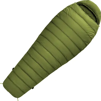 Produktbild von Mumienschlafsack Norskskin Ultralight Green 800 g 205 cm Koppelbar Nylon 400T