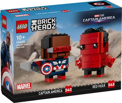 Image de Super Héros Captain America & Red Hulk