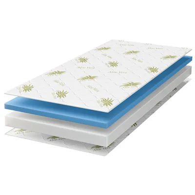 Produktbild von Arletto Matratzen Fauna Premium Memory Foam Matratze mit Aloe Vera Bezug H2/H3 - Atmungsaktiv & Anpassungsfähig (160 x 200cm)
