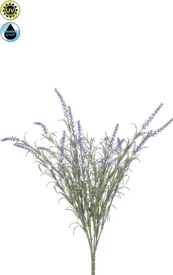 Produktbild von artplants.de Kunst Lavendel WOLMER auf Steckstab, crossdoor, lila, 40cm - Künstliche Lavendelpflanze