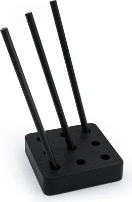 Image de Porte-stylo organisateur carré en chêne noir