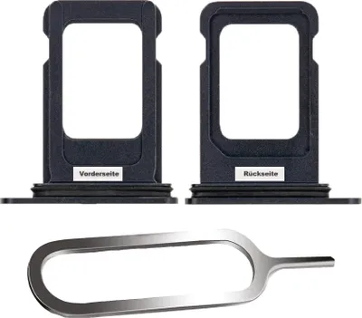 Produktbild von iPHONE 13 SIM KARTEN HALTER TRAY ADAPTER FACH STECKER SLOT CARD NADEL MITTERNACHT