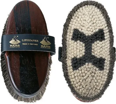 Produktbild von Haas Kardätsche Lipizzaner Damen , Farbe:braun