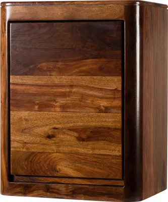 Image de MASSIVMOEBEL24 | Meuble de rangement 50x35x65 en bois de Sheesham noisette laqué TORONTO #318
