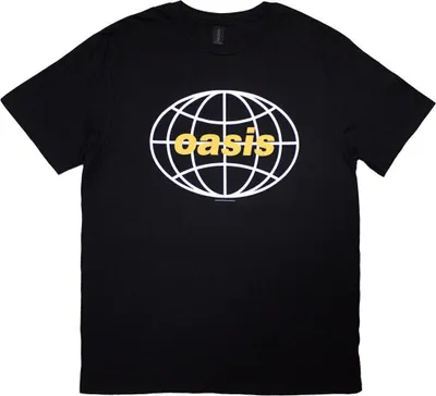 Obrázek produktu pro Oasis Globe Logo Black 2XL Tričko