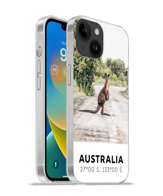 Produktbild von MuchoWow® Handyhülle Schutzhülle Hülle für Apple iPhone 14 - Softcase Känguru - Australien - Tiere Silikon Softcase Handy Hülle - Mobiltelefonhülle