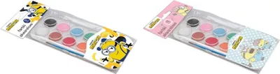 Zdjęcie produktu dla Farby Akwarelowe 12 Kolorów Minionki