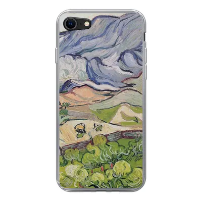 Produktbild von MuchoWow® Handyhülle Schutzhülle Hülle für iPhone 7 Die Alpen - Vincent van Gogh Silikon Softcase Handy Hülle - Kartenhalter
