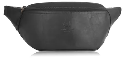 Produktbild von Herren Leder Nierengürteltasche schwarz vintage Paolo Peruzzi T-89-HBL