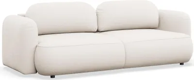 Produktbild von Selsey Tvoya – 3-Sitzer Schlafsofa mit Chenille-Bezug, Creme