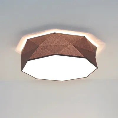 Image de Plafonnier gris Intemporel discret Ø52cm 4-flamme ELLA Luminaire Salon Salle à manger Éclairage du salon