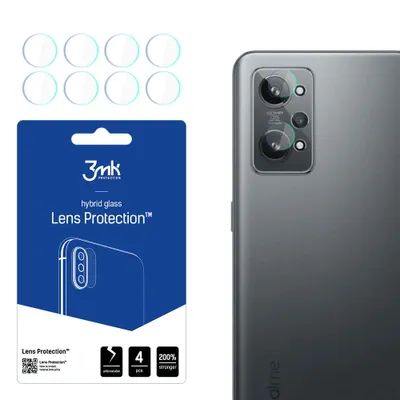 Produktbild von 3mk Hybridglas Lens Protection für Realme GT 2 5G Kamera Objektiv Kameralinse 0,16mm 6H (4 Stück)