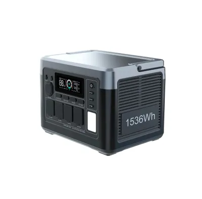 Produktbild von OUKITEL P1500E Plus Powerstation 1800W 1536Wh, LiFePO4, Solar, App