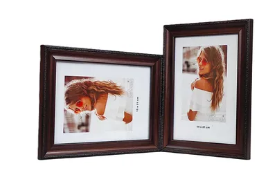 Obrázok produktu pre GALÉRIA Multirama VENETO na fotografie 15 x 21 cm DVOJITÁ horizontálna/vertikálna HNEDÁ