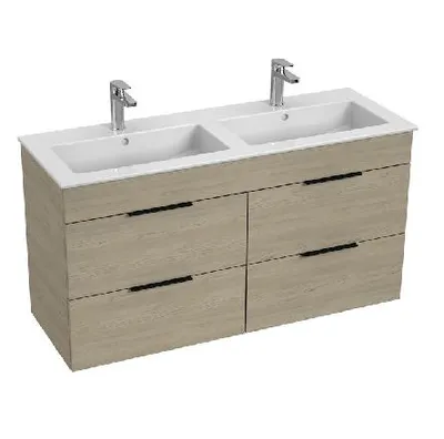 Immagine prodotto di Jika Cube - Mobile lavello doppio 118x43x61 cm, frassino H4536621765141