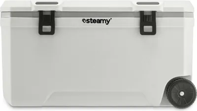 Produktbild von Steamy Marine 120 Roller, Kühlbox mit Rollen, 120L, Weiß
