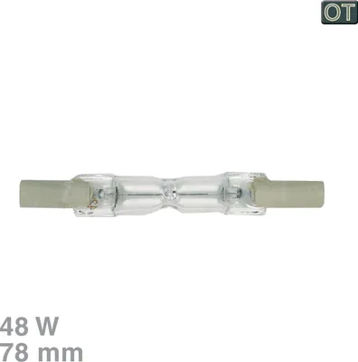 Produktbild von Gaggenau 00174136 Halogenlampe Stab Lampe R7S Stablampe 48W für Mikrowelle Herd