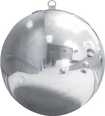 Produktbild von Aufblasbarer Ball, Silberspiegel, 60cm