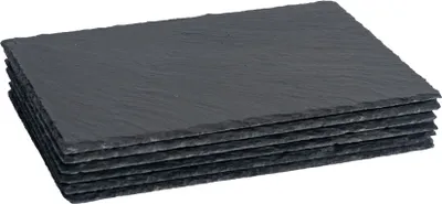 Produktbild von Argon Ta Rechteckige Tischsets aus Schiefer – 30 cm x 20 cm – 6 Stück