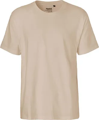 Produktbild von Neutral O60001 | Herren Classic T-Shirt / 100% Fairtrade Baumwolle - Farbe: Sand - Größe: L
