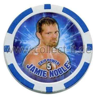 Image de WWE Chip Regular - JamieNoble - bleu - Série 3