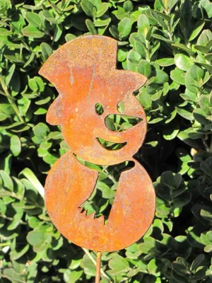 Produktbild von Edelrost Gartenstecker Schneemann