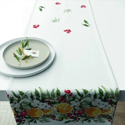 Productafbeelding van Ambiente tafelrunner – Winteroranje