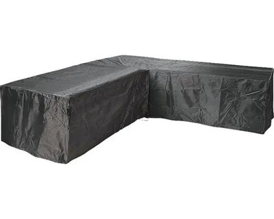 Produktbild von AeroCover Eck-Lounge-Hülle L-form 255x255x100x70cm, Patio sofa cover, Grau, Polyester, 1 Stück(e), 2,55 m