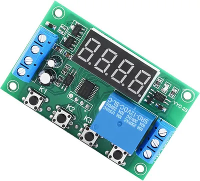 Obrázek produktu pro Nastavitelný časový spínač s LED displejem Modul automatizačního spínače (12V)