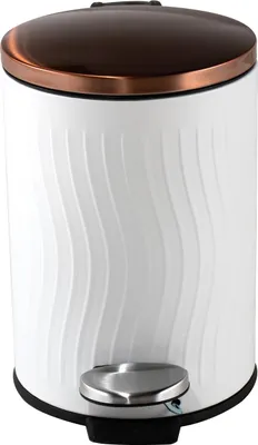 Produktbild von Kosmetikeimer Jannik 3 Liter Weiß Kupfer