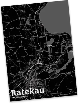 Produktbild von Mr. & Mrs. Panda Postkarte Ratekau - Geschenk, Fotokarte, Stadt, Ansichtskarte, Grußkarte, Ansichtskarten, Postkarten, Dorf Karte Landkarte Map Stadtplan