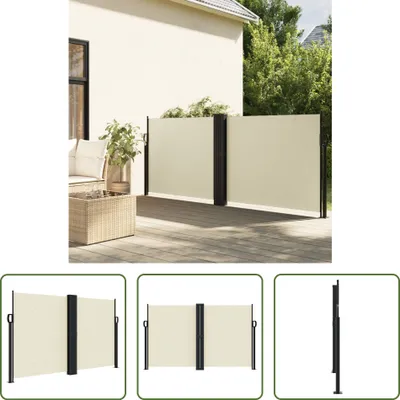 Image de The Living Store Store latéral extensible Crème 140x600 cm