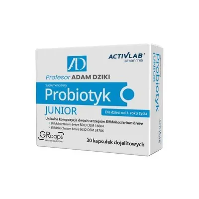 Obrázok produktu pre Probiotikum JUNIOR na podporu čriev pre deti Activlab Pharma