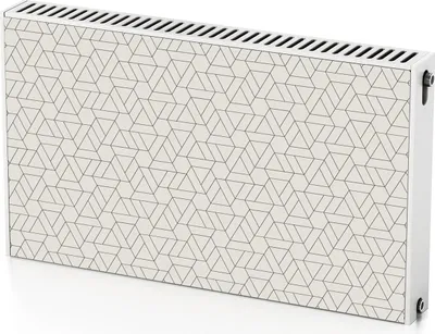 Produktbild von Dünne Linien – Magnetische Heizkörperabdeckung – 100x60 cm – Magnet Heizkörperabdeckung – 3D Würfel – Heizkörperverkleidung – Magnetische Wandverkleidung – Wetterfest